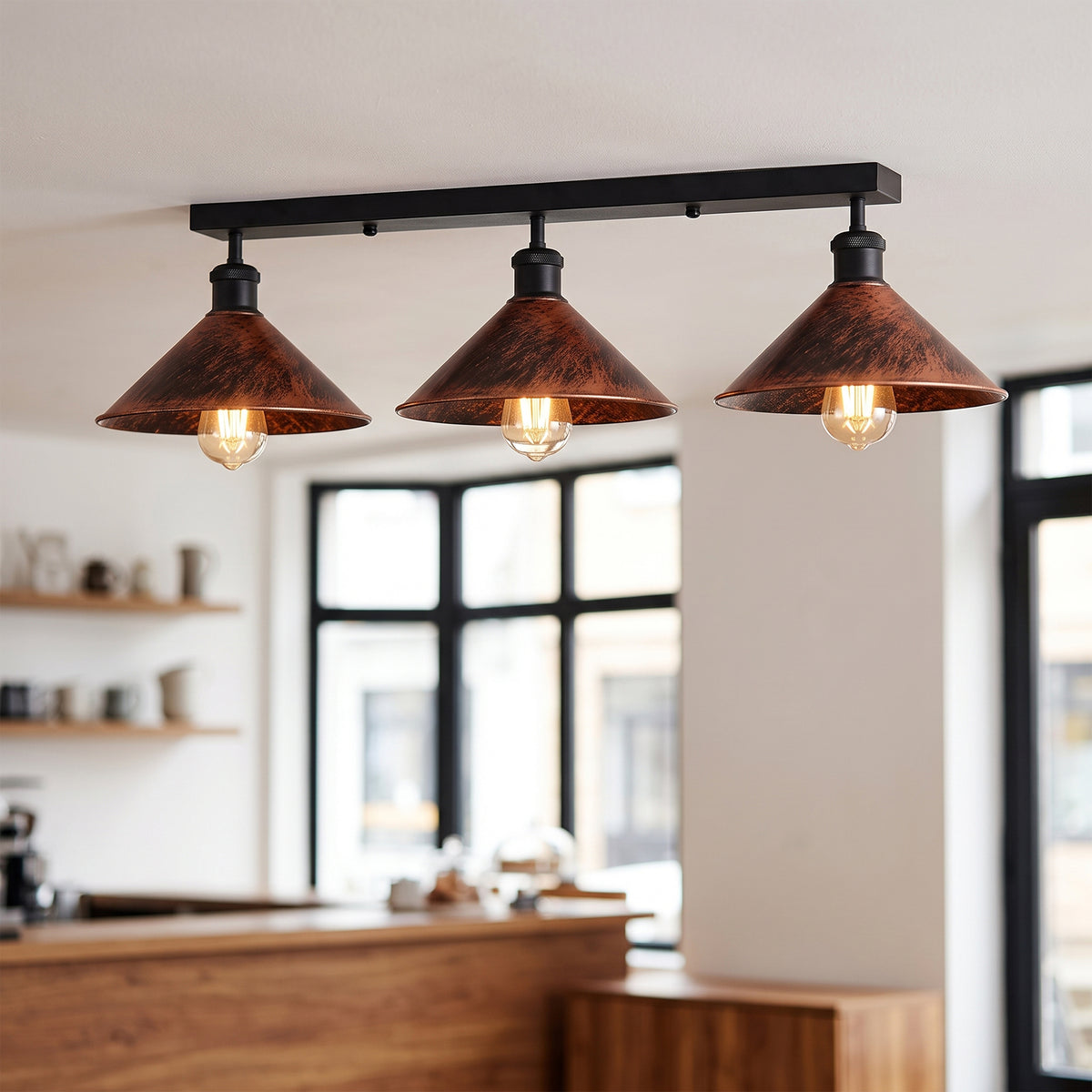3 Lampes Suspension Luminaire Cuisine