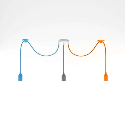 Lampe suspendue à 3 couleurs multiples, crochet Flex Swag ~ 5184