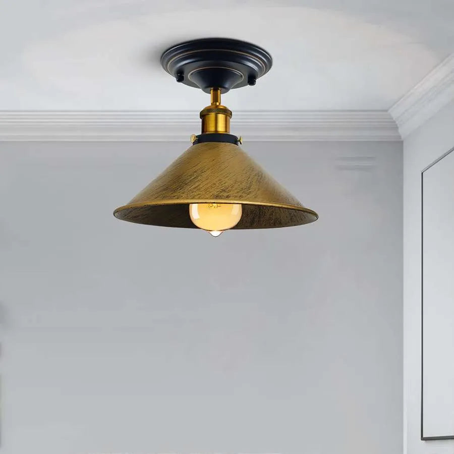 Semi flush Ceiling Light Antique 