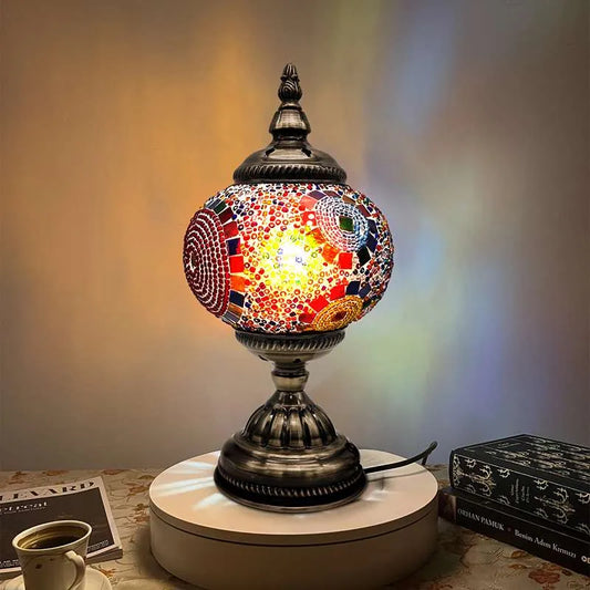 Mossaic Globel Shape Stylish Table Lamp