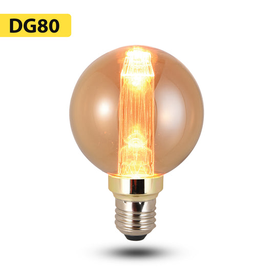 LED Bulbs, Filament, Dimmable Light, Teardrop Bulb