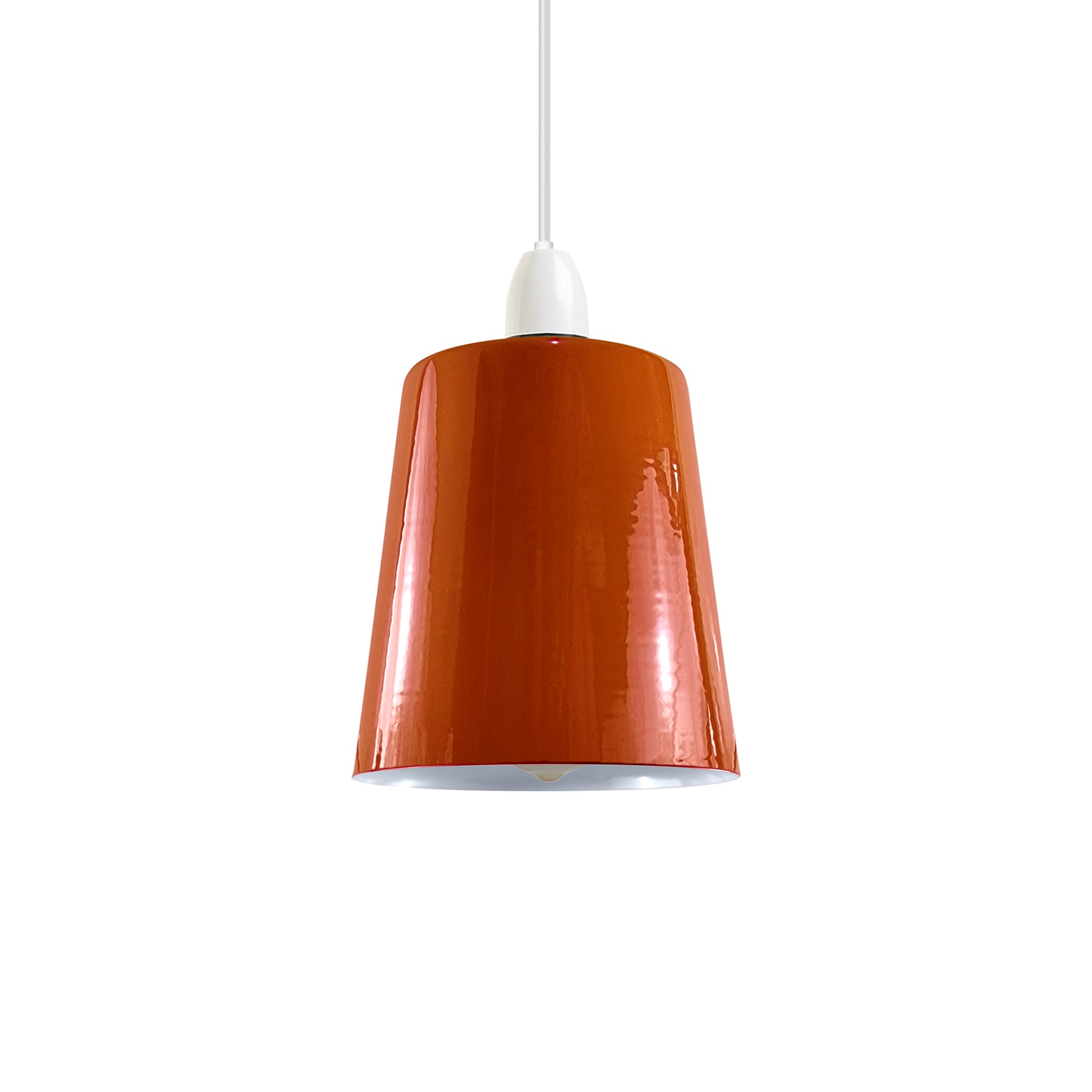 Orange lamp Shade image