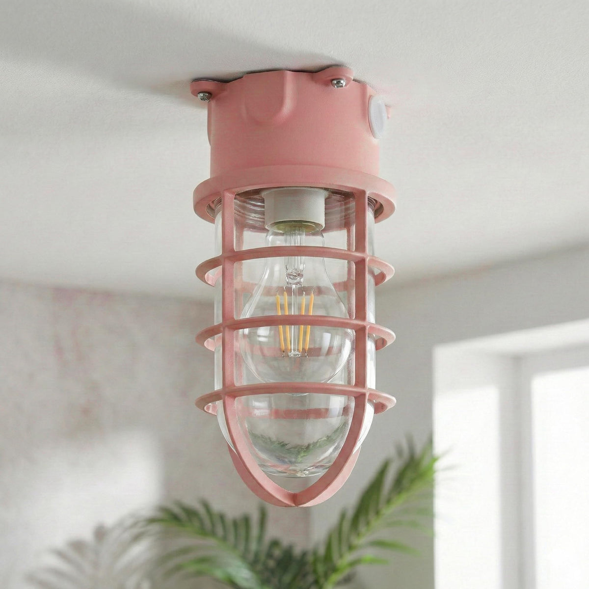 plafonnier industriel pour salon
