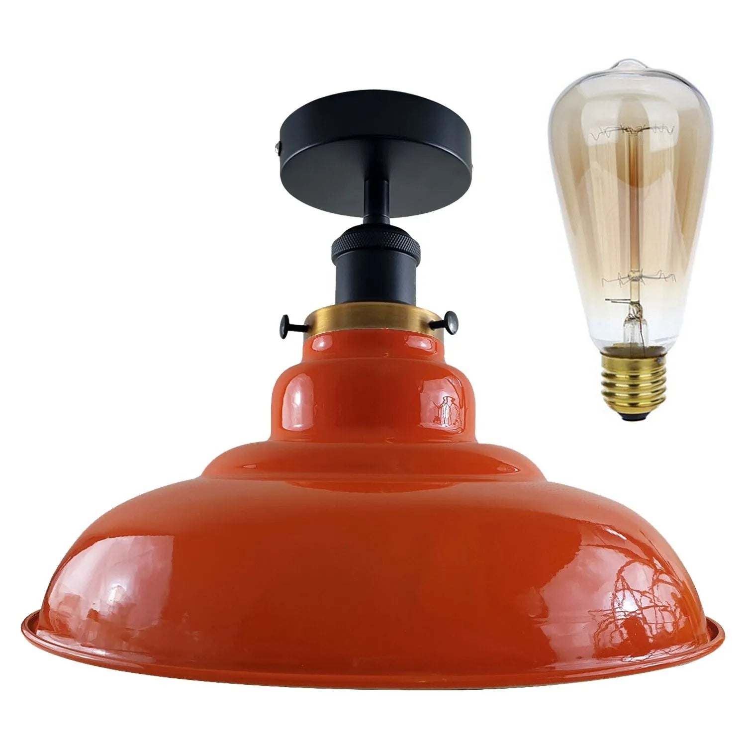 plafonnier orange