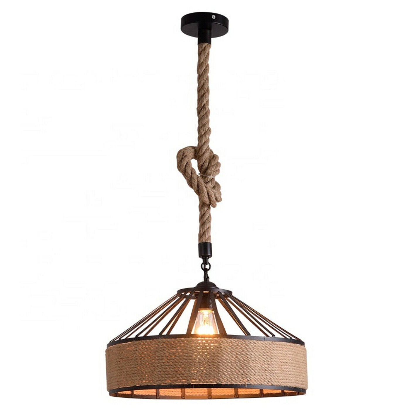 rope pendant light
