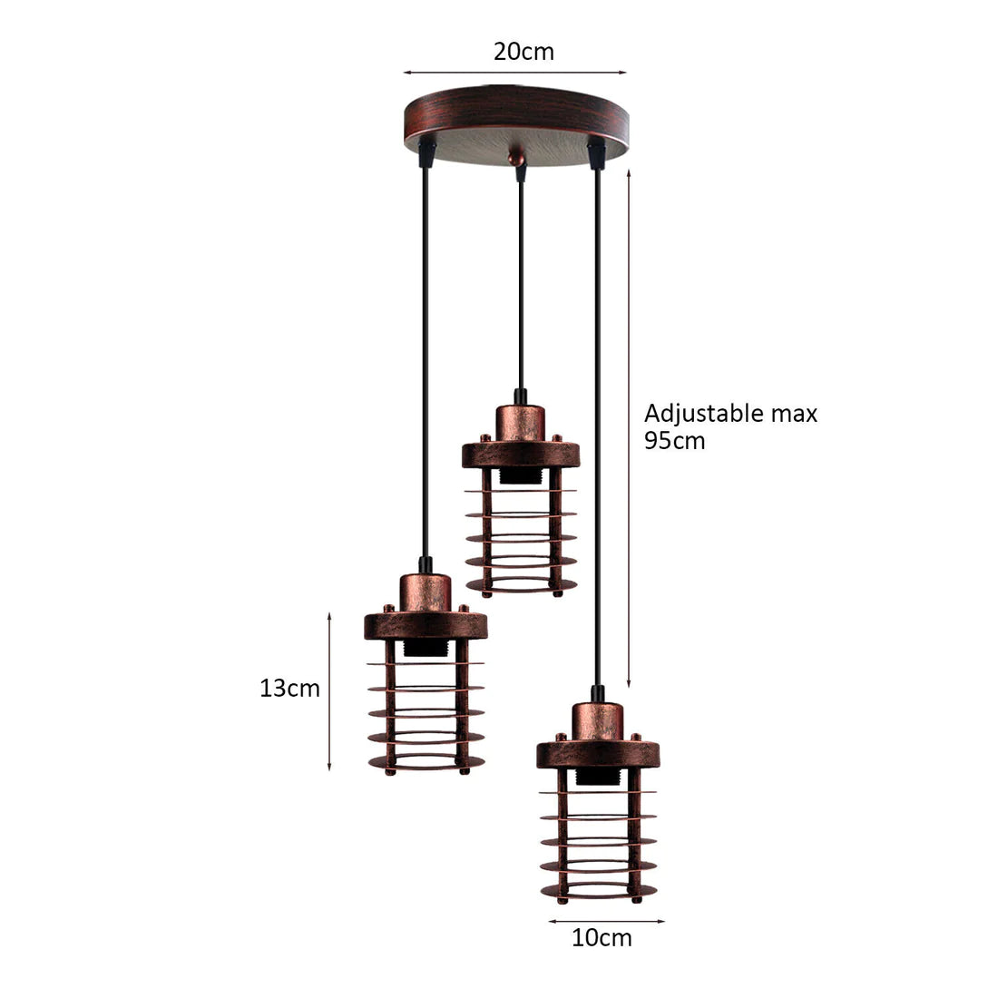 Adjustable Cluster Stair Case Ceiling light