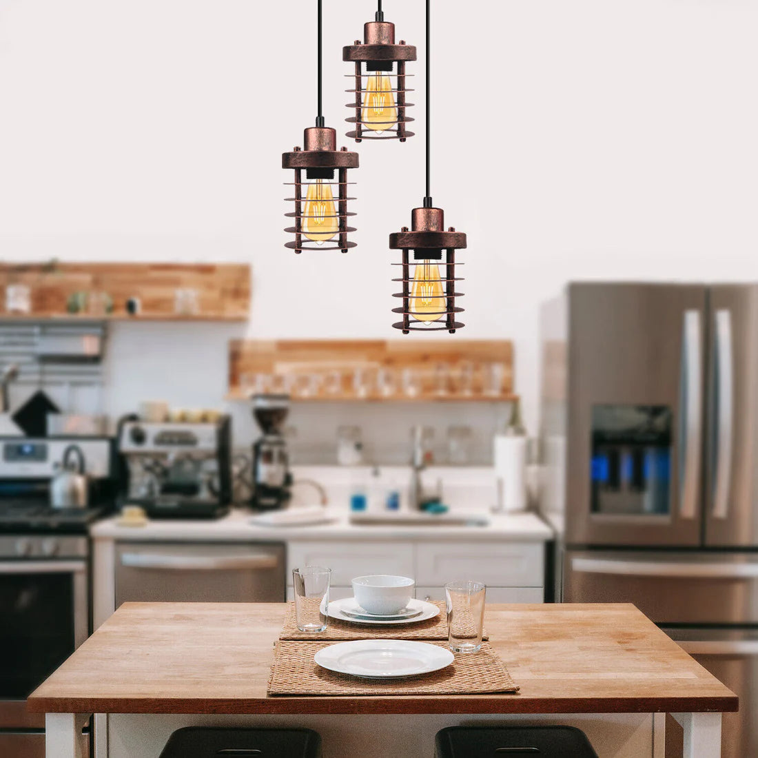 dining room 3 - head ceiling lights