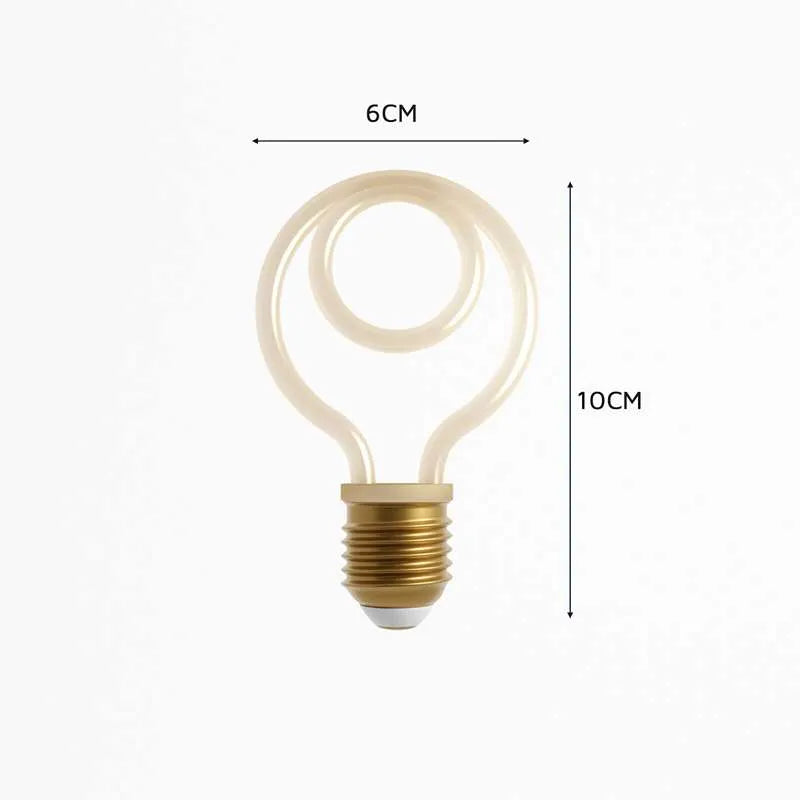 Classic LED Filament Light Bulb - E27 - 4W/8W