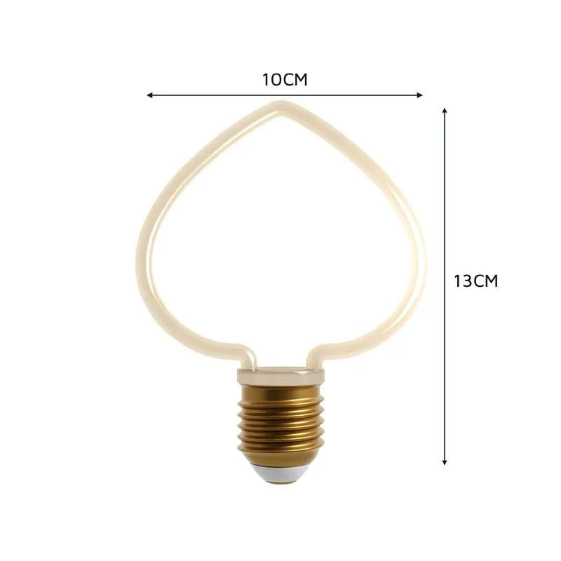  4W/8W Edison Light Bulb E27 Amber