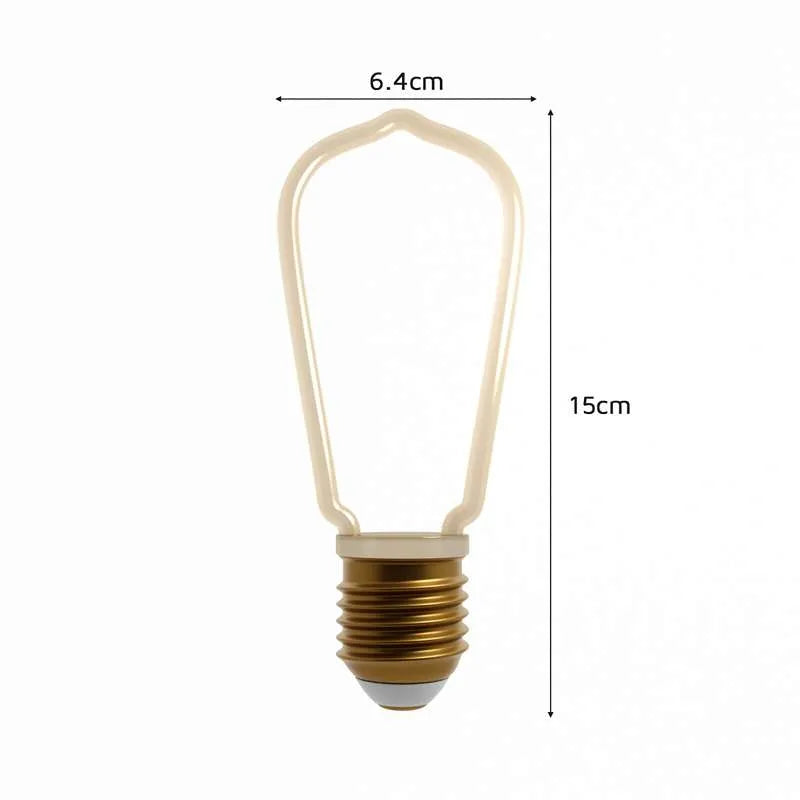 Vintage-style LED Filament Light - E27 Socket - 4W/8W