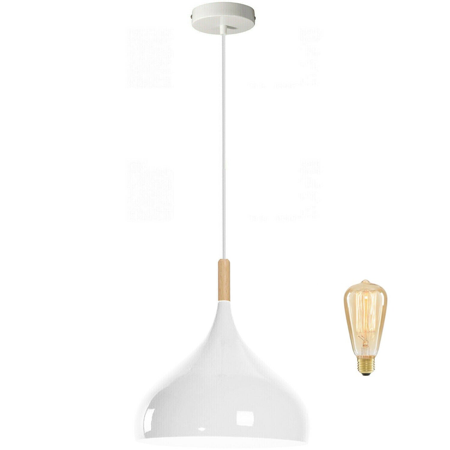 white Single Pendant light