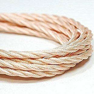 2-core-twisted-electric-cablerose-gold-color-fabric-0-75mm