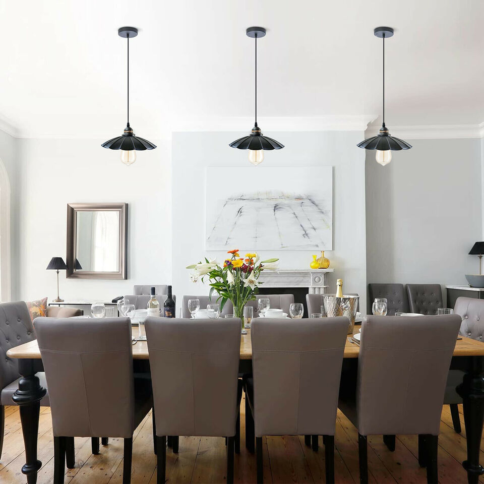hanging pendant light - over dining table