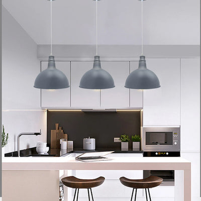 Lampe suspendue industrielle vintage Loft rétro Suspension moderne avec abat-jour ~1822