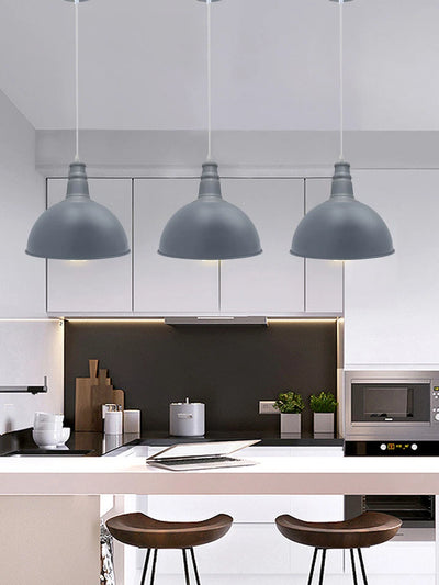 Lampe suspendue industrielle vintage Loft rétro Suspension moderne avec abat-jour ~1822