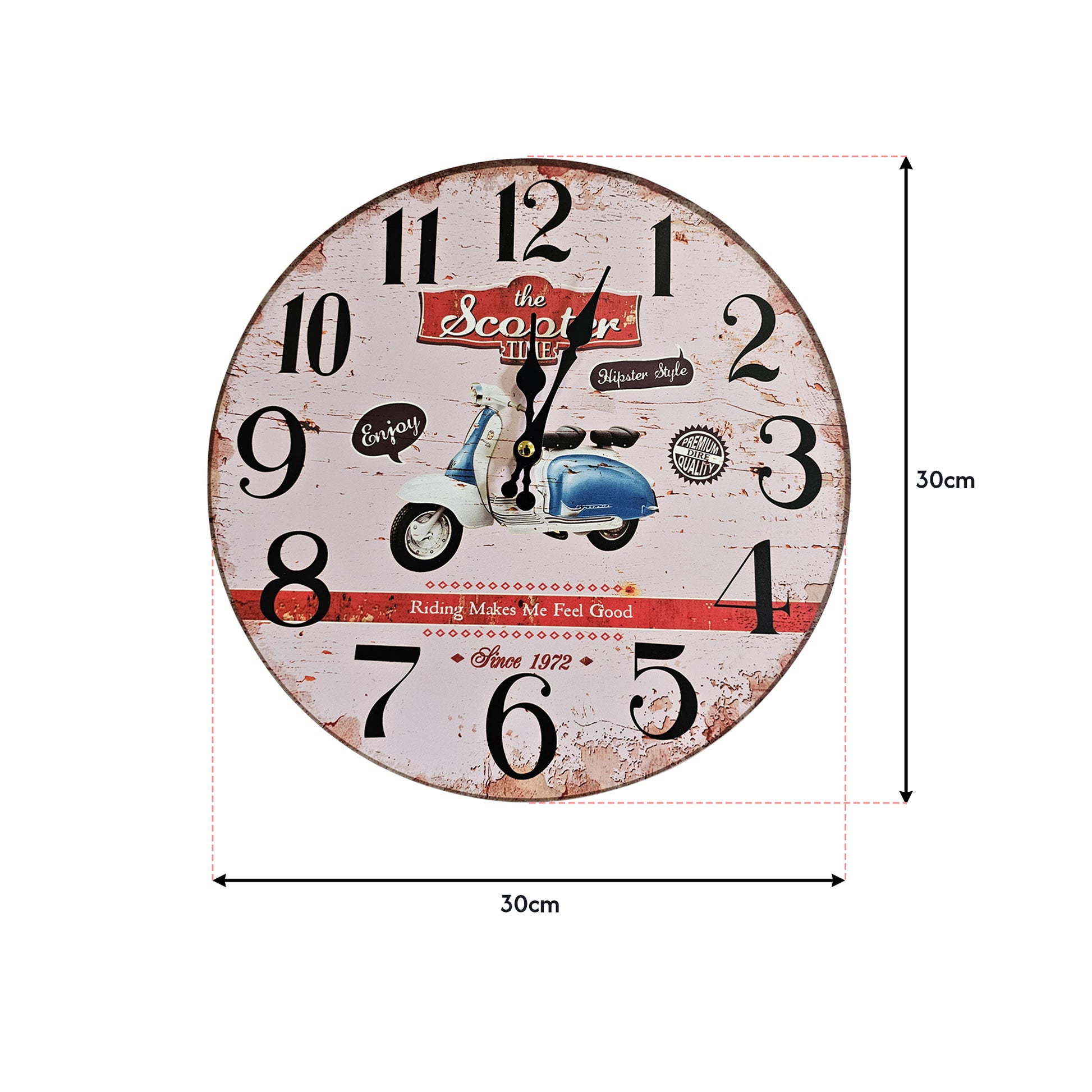 Wooden Wall Clock