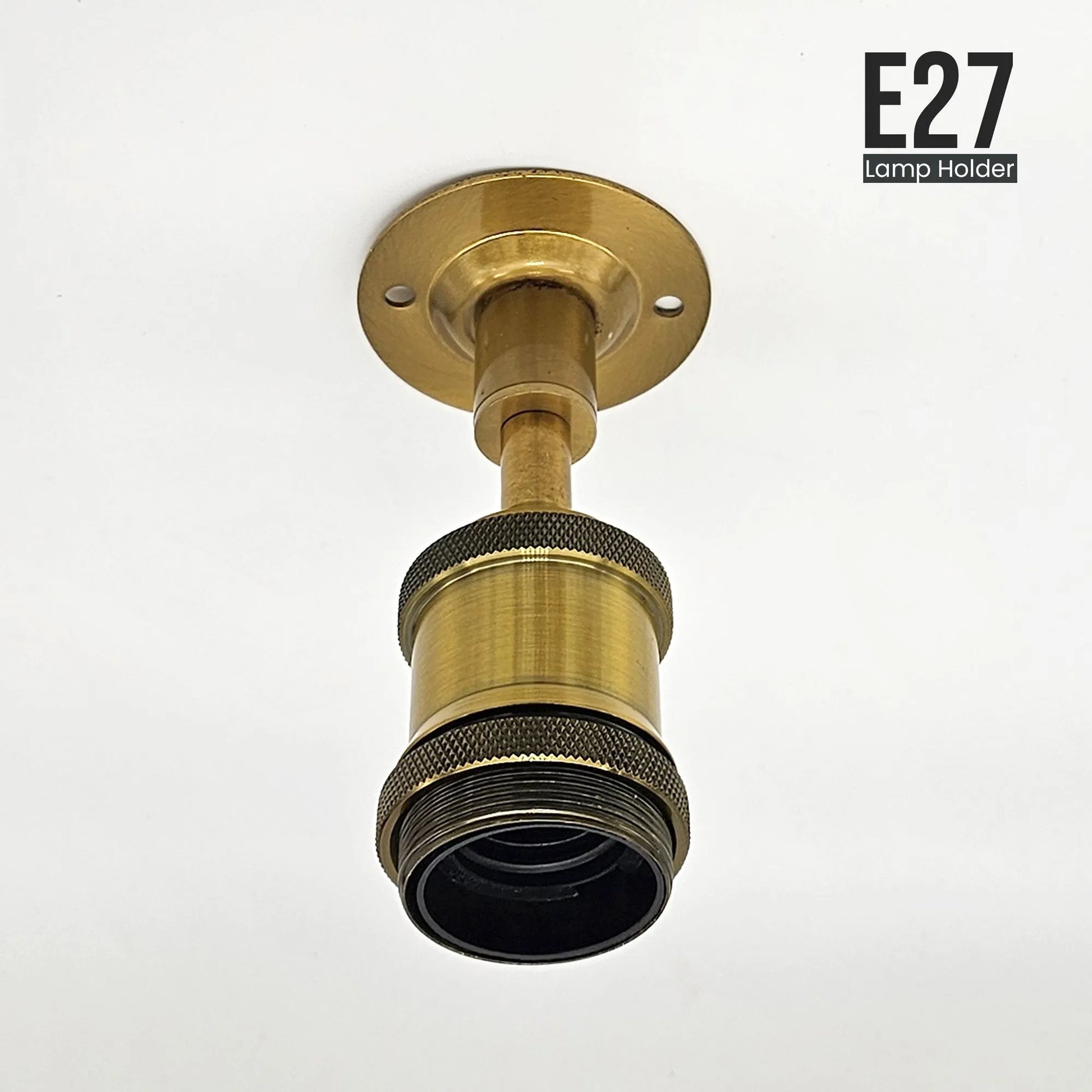 Suspension Industrielle E27 avec Couvercle de Conduit Métallique
