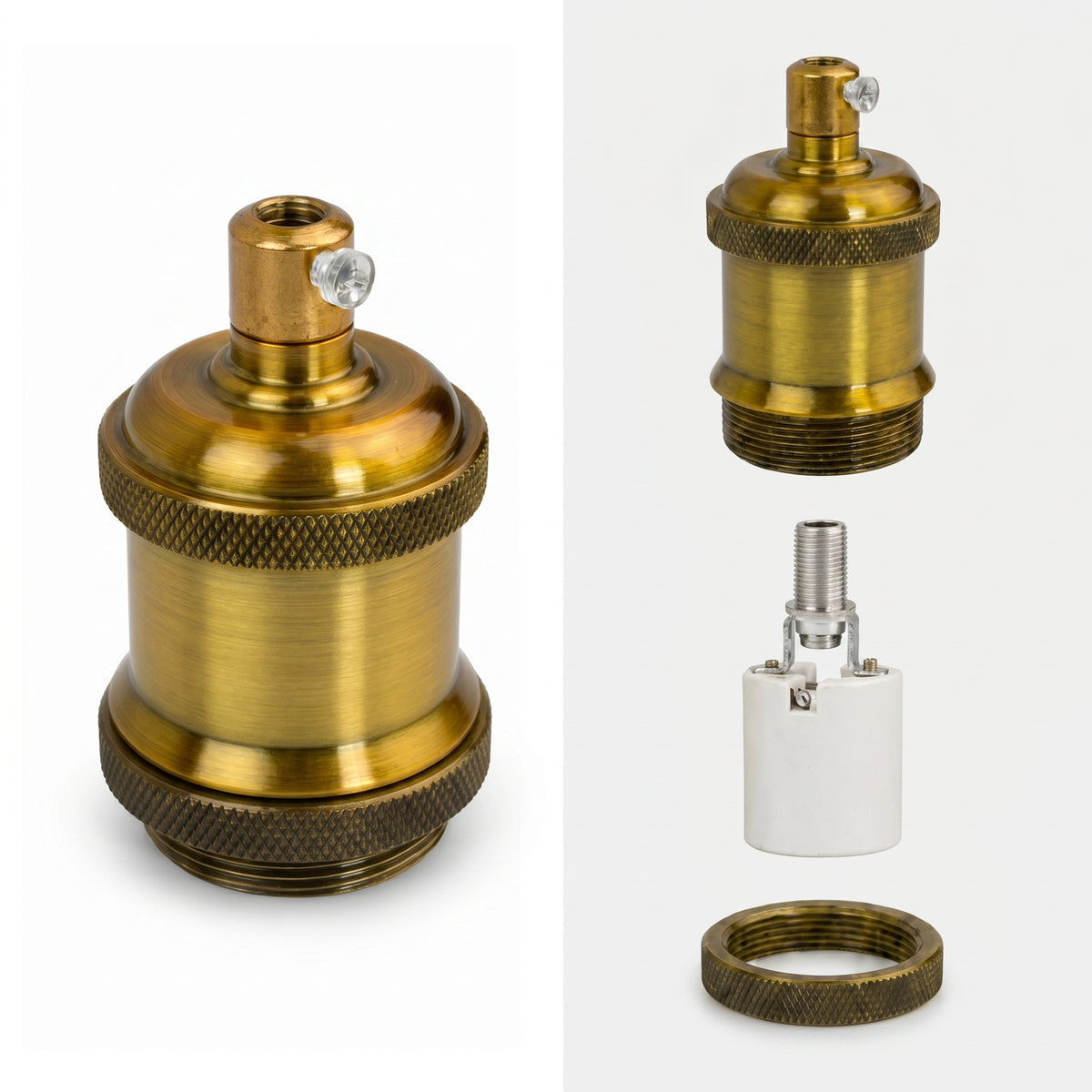 support pour ampoule décorative
