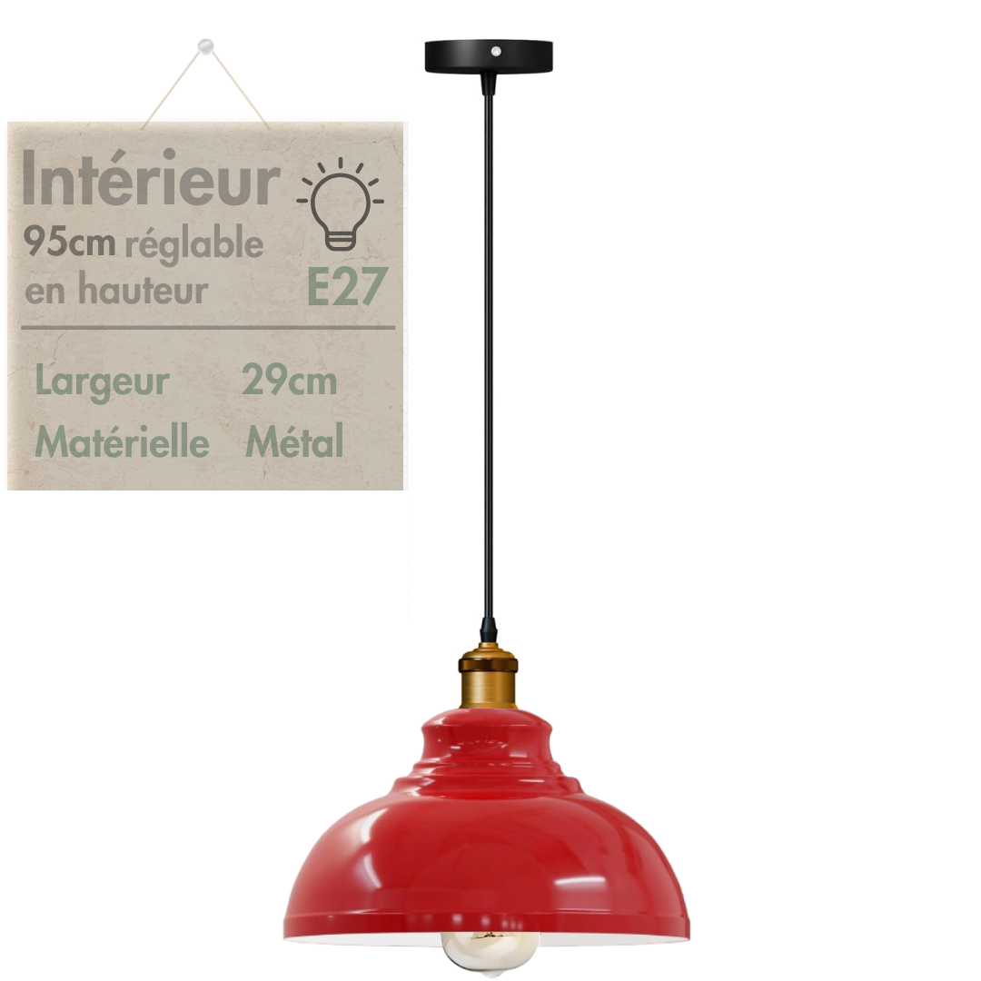 suspension cuisine rouge