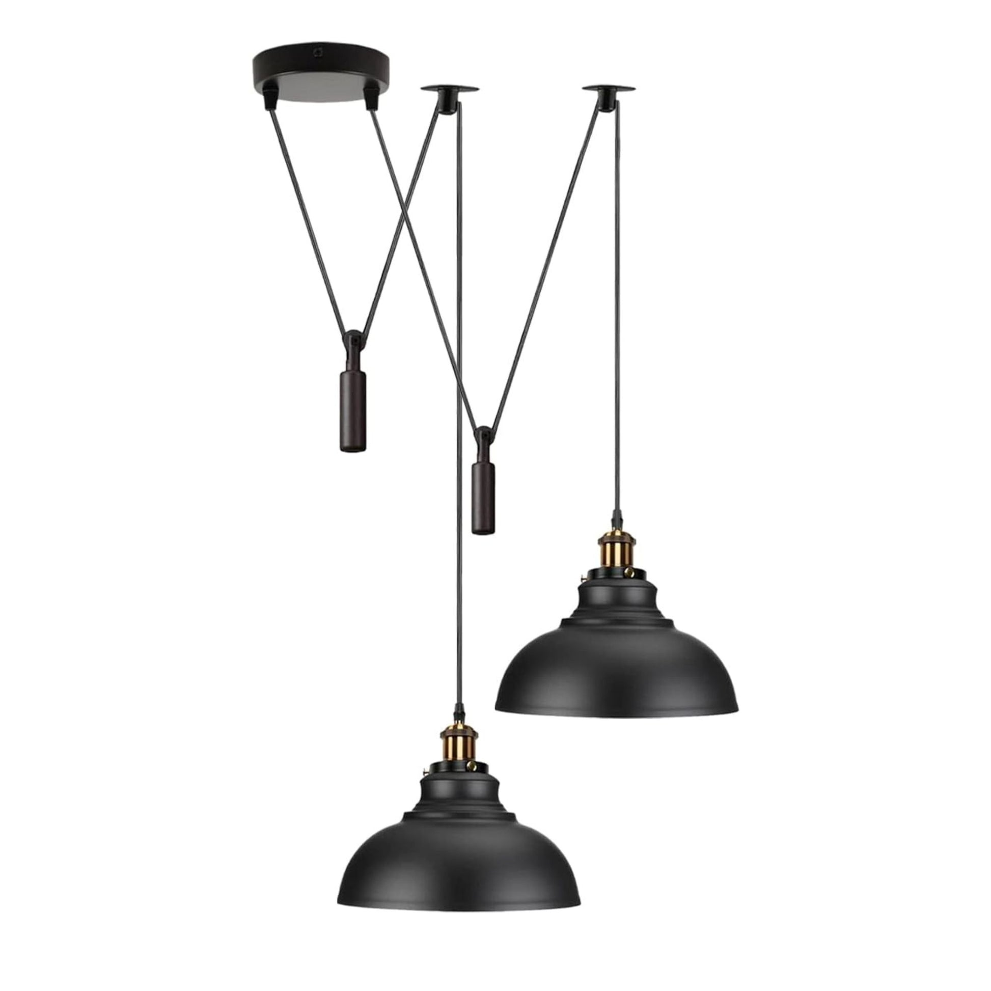 suspension industrielle 2 ampoules