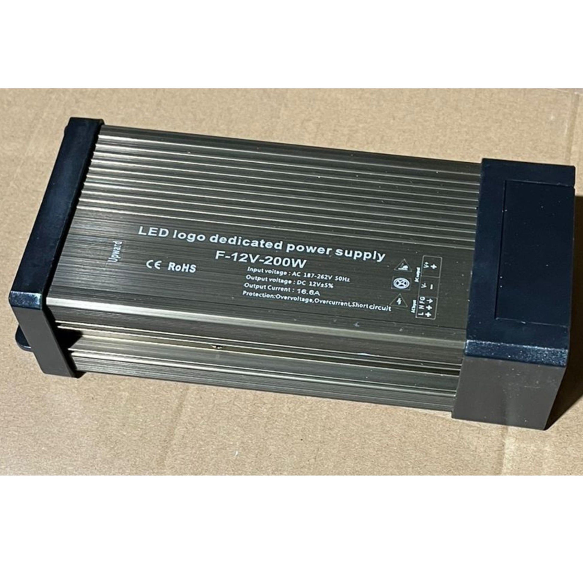 Spécifications du transformateur LED 12V 200W IP45