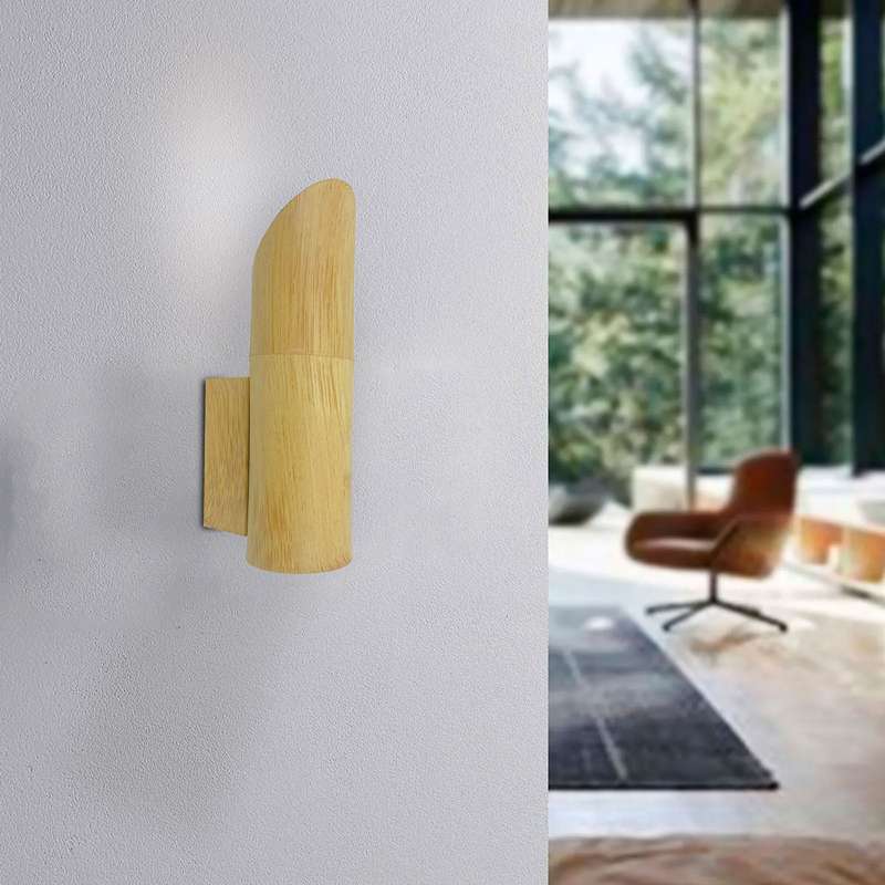 unique wall lamps | wooden wall light