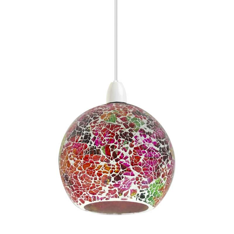 Glass Mosaic lamp Globe Shape Home Decorating