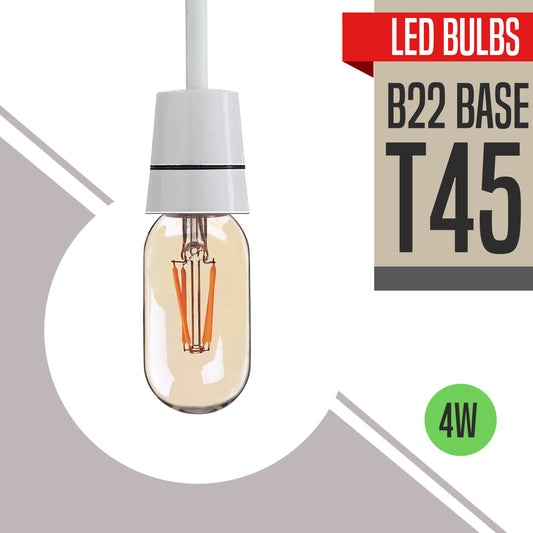 Ampoule à filament vintage à intensité variable LED 4W T45 B22 ~ 3084