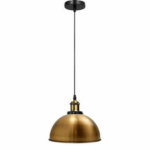 Plafonnier suspendu Vintage et moderne, abat-jour en métal, luminaire d'intérieur suspendu avec fil réglable de 95cm, ~ 1260