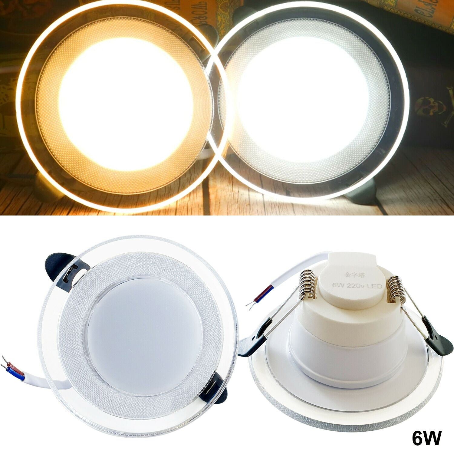 LED Round Ceiling Panel Down Light Living Room Bedroom Kitchen~1359 - LEDSone UK Ltd