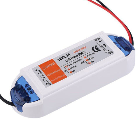 Transformateur constant de pilote LED 72W AC 240V à DC 12V 6,3A ~ 3274