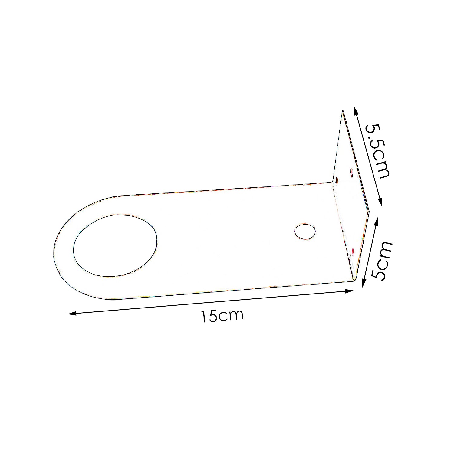 Plate With accessories Mountamounting plate  White