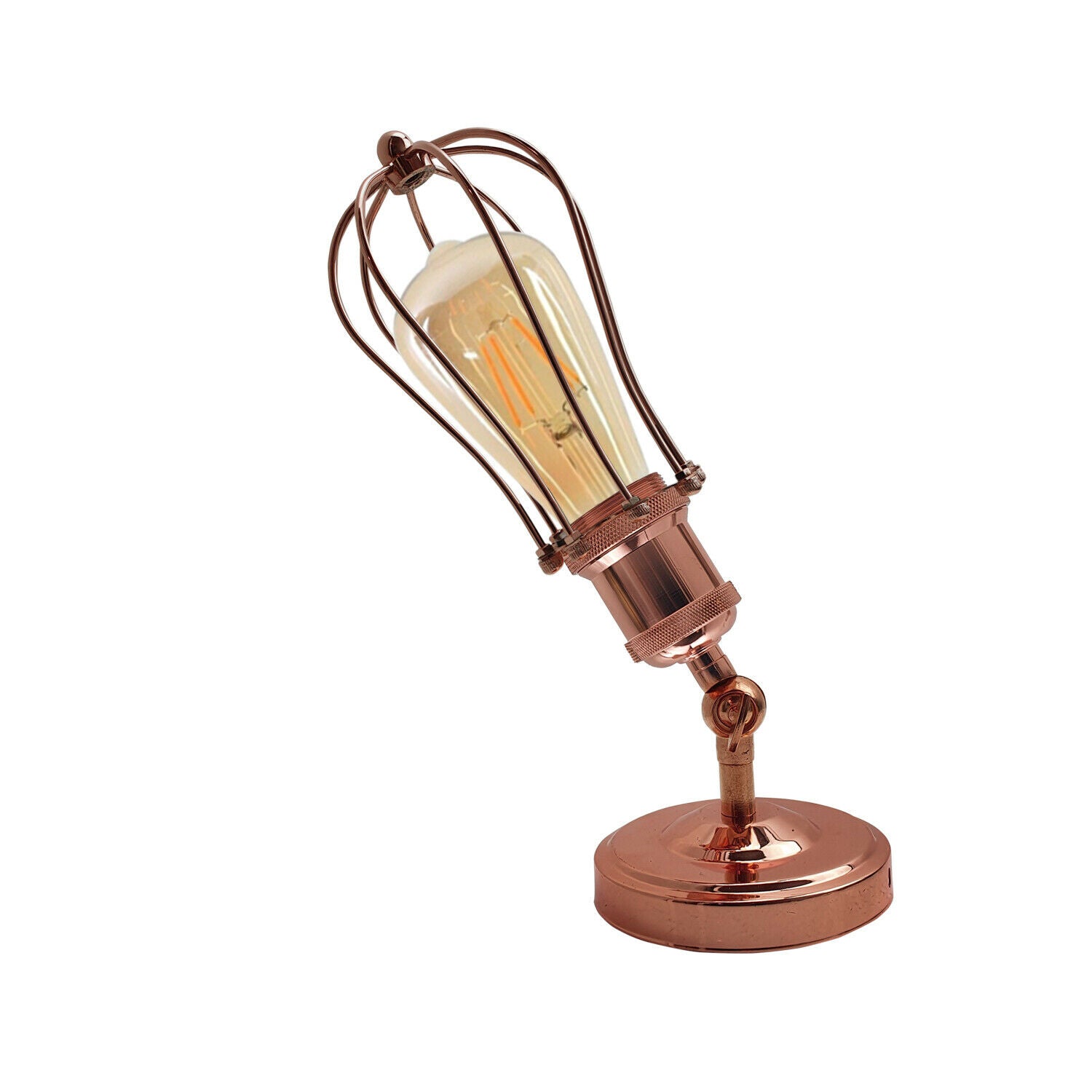 Industrial Vintage Retro Rose Gold Sconce Wall Light Lamp Fitting Fixture~3731 - LEDSone UK Ltd