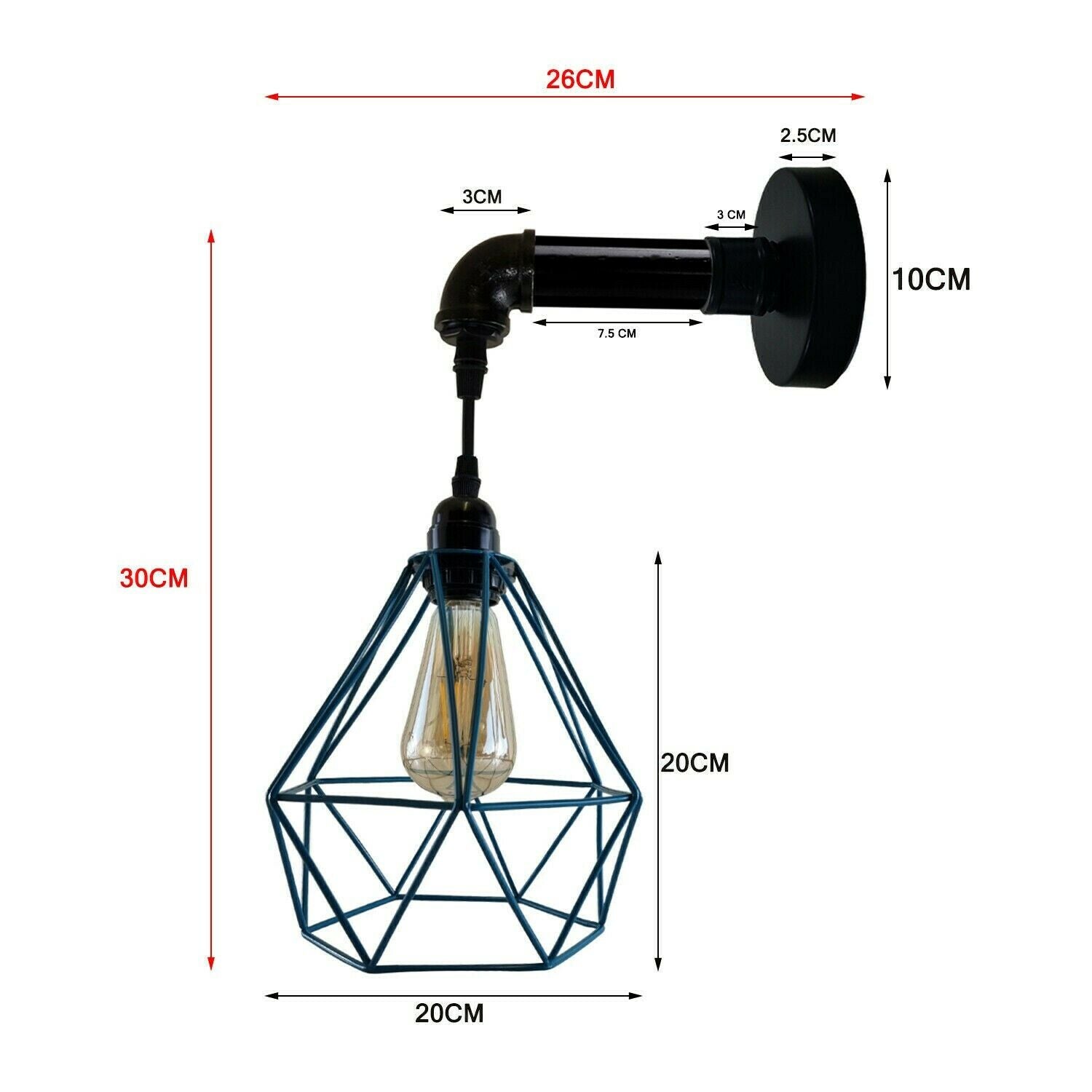 blue diamond cage wall lights size.jpg