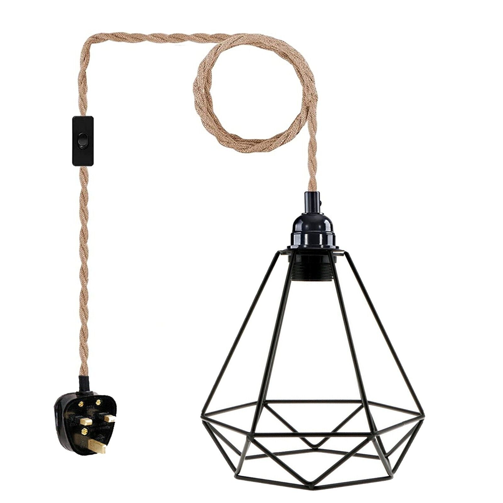  Hemp Rope Code Lamp Light