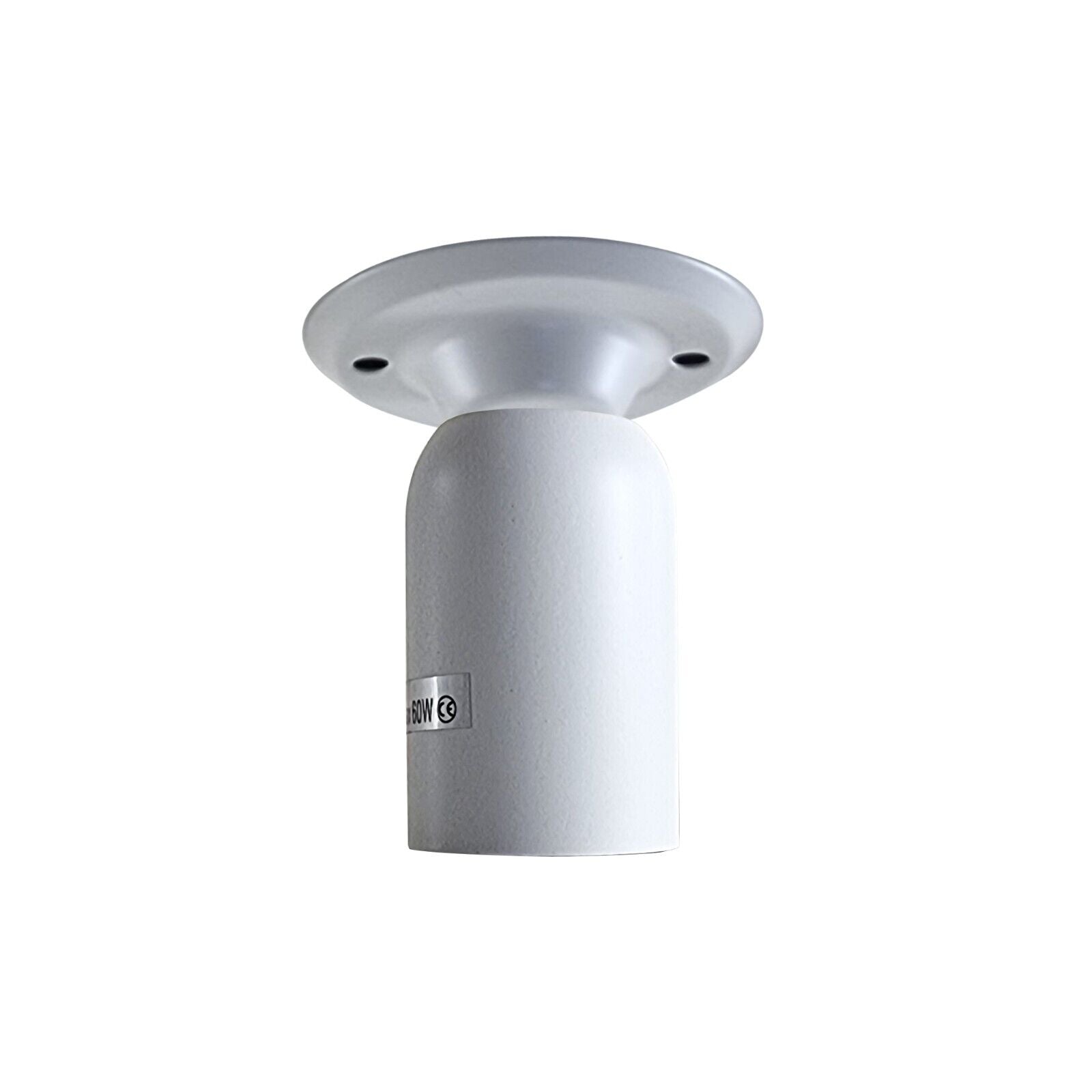 Industrial Vintage Retro Ceiling  White Semi-Flush Mount Light E27 Holder~3782 - LEDSone UK Ltd