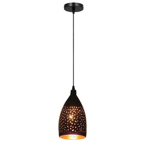 Lampe suspendue au plafond en métal noir rétro vintage industriel, lampe de style E27 Edison ~ 3872