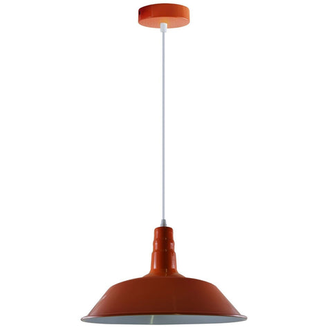 Bol suspendu réglable moderne lampe à suspension Orange support E27 ~ 4005