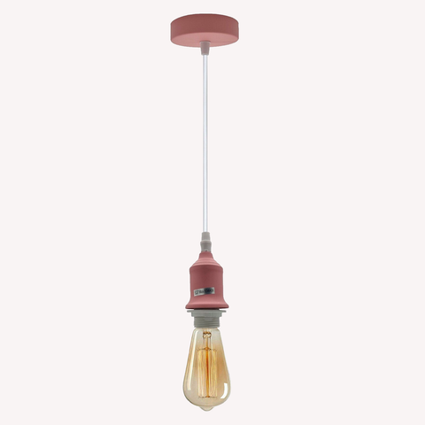 Plafonnier industriel vintage de différentes couleurs, luminaire suspendu E27 ~ 4050