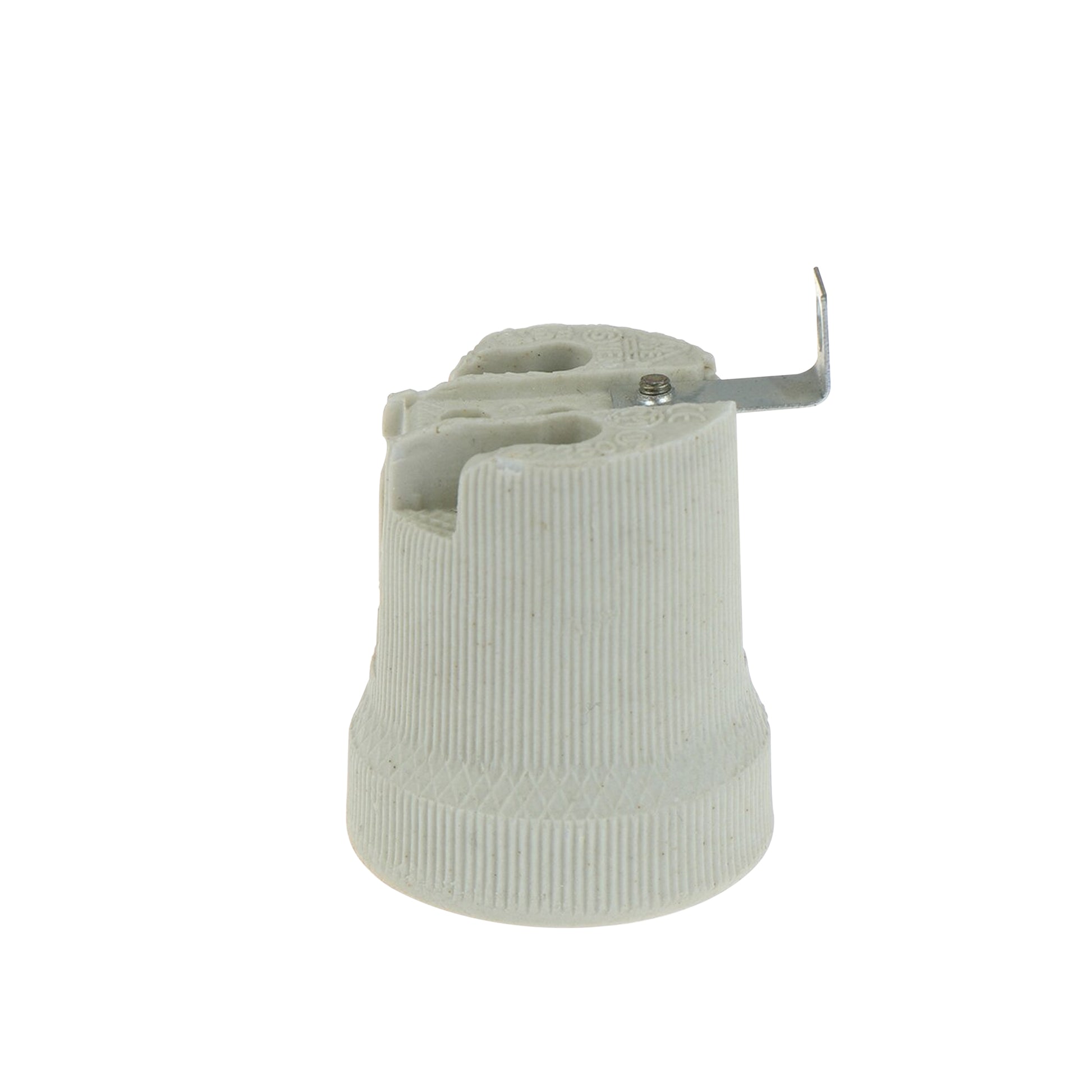 E27 Bulb Holder Edison Screw White Ceramic Porcelain Lamp holder For Table Lamp E27 60W Plain Lamp holder Socket UK.