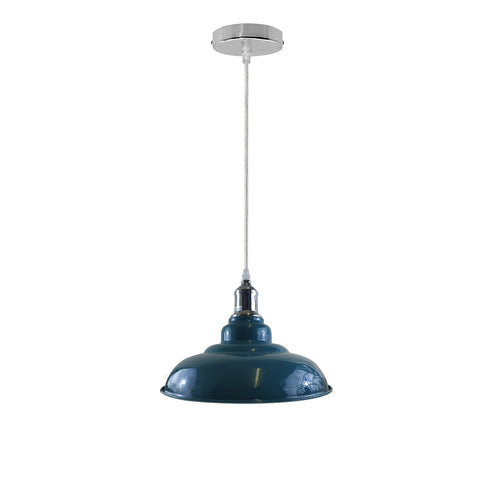 Vintage pendentif plafond ombre lustre industriel encastré lumière ~ 1176