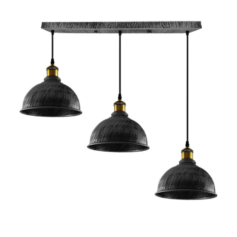 Vintage industriel en cuivre brossé intérieur suspendu réglable suspension en métal tasse Cage plafond lustre ~ 3386