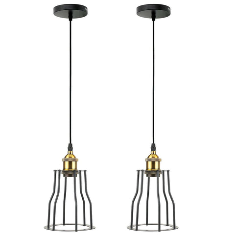 Vintage industriel moderne rétro Loft Cage plafonnier Cage lampes suspendues ~ 1417