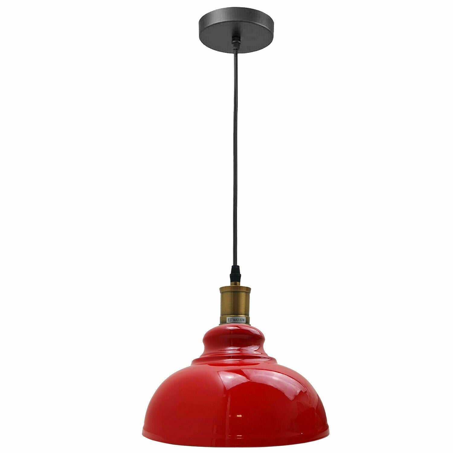 Vintage Industrial Metal Ceiling Pendant Shade Modern Hanging Retro Lights~1292 - LEDSone UK Ltd