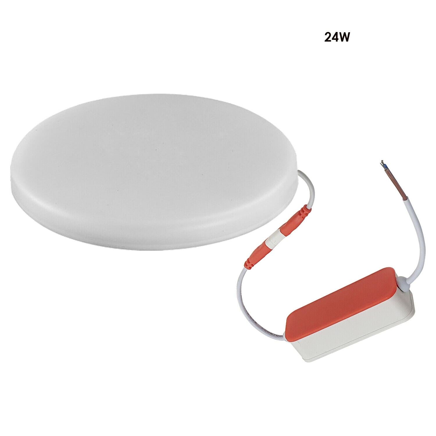 Modern LED Round Recessed Ultra slim Ceiling Flat Panel down Light Cool White Indoor Light~1295 - LEDSone UK Ltd