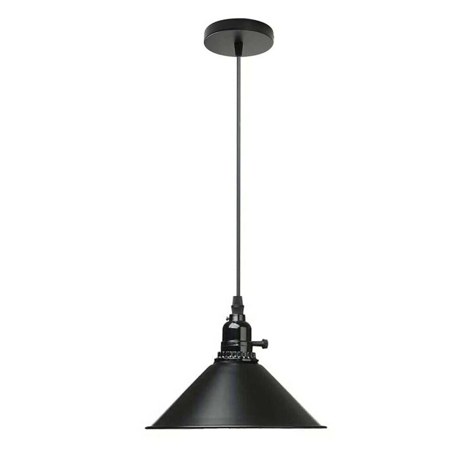 3 Way Vintage Industrial Ceiling Pendant Light Metal Retro Loft Hang Lampshade~1305 - LEDSone UK Ltd