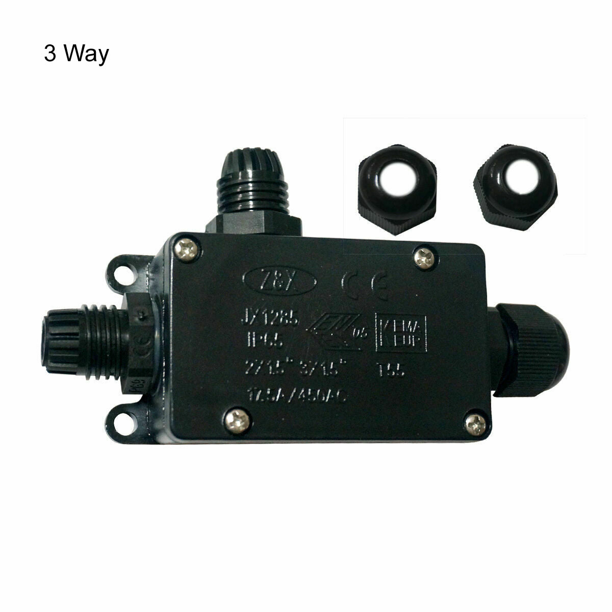 2/3 Way IP65 Waterproof Junction Box Underground Cable Line Protection Connector~1431 - LEDSone UK Ltd