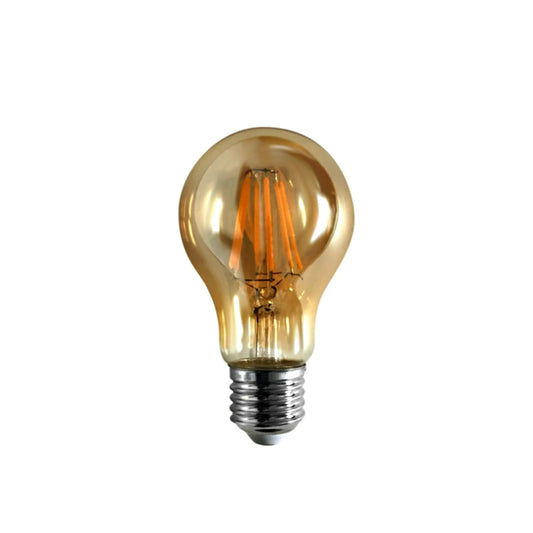 A60 E27 4W/8W filament Bulb Amber Warm White Screw 2700K