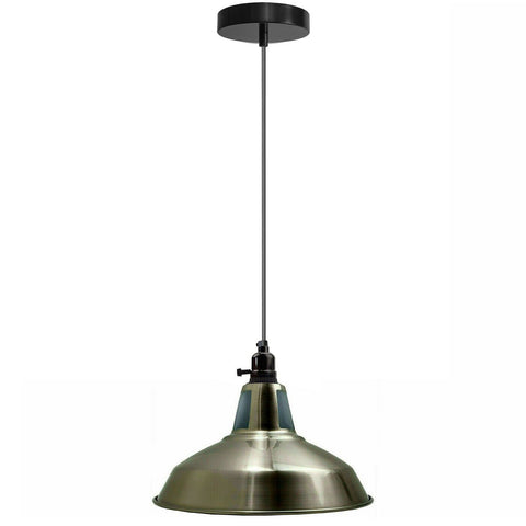 Support de commutateur de plafond en métal industriel Vintage rotatif, suspension ~ 1127