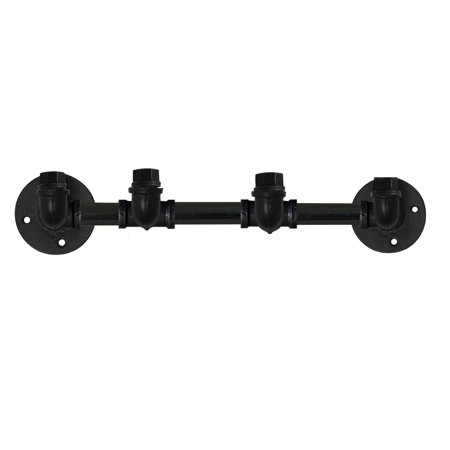 Industrial Steampunk Bath Wall Towel Rail Rack Storage Holder Iron Pipe Hanger~3582 - LEDSone UK Ltd